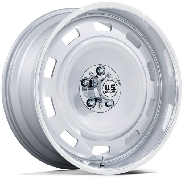 US Mags UC143 | Scottsdale SILVER MACHINED 22x10.5 5x127 12P