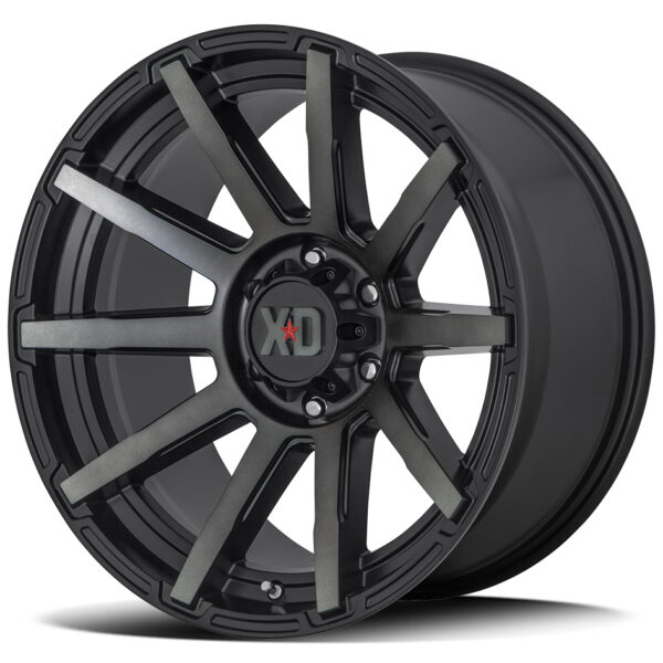 KMC Xd XD847 | Outbreak SATIN BLACK 20x9 6x120 30P