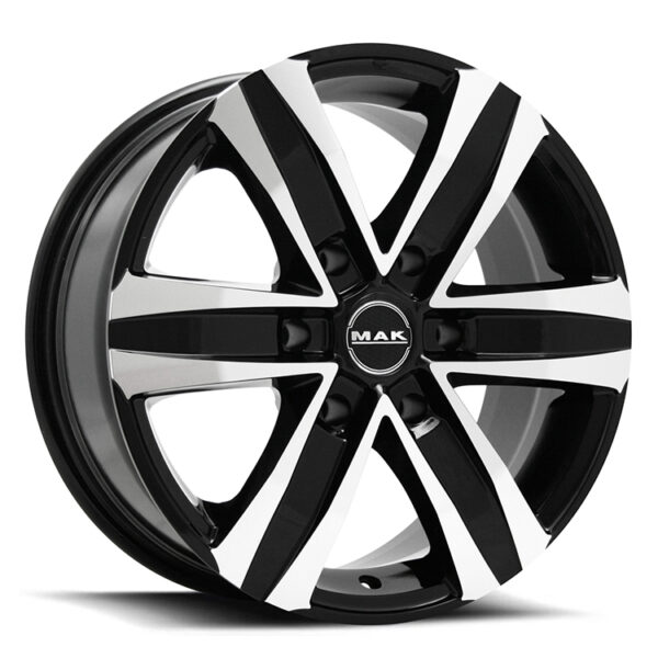 Mak STONE6 Gloss Black 16x6.5 6x114.3 38P