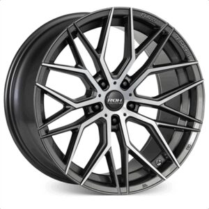 ROH Alloy RF4 Gunmetal w/Machined 19x8.5 5x120 40P