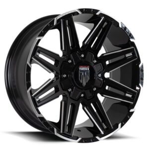 American Truxx Boom Gloss Black 20x9 5x127 -12P