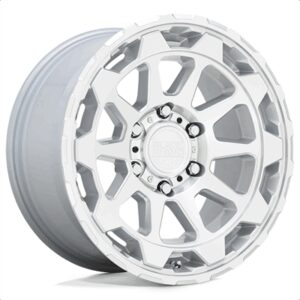 Black Rhino Rotor Gloss Silver 20x9 6x139.7 12P