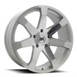 Black Rhino Mozambique Silver w/Machined 20x8.5 5x150 25P