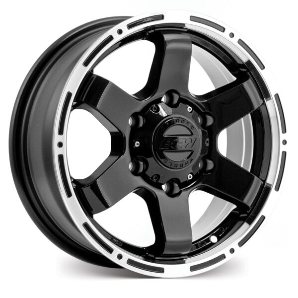 BGW Bandit Gloss Black 17x7.5 6x139.7 28P