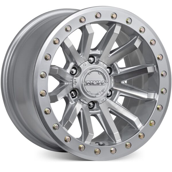 ROH Alloy Zullo Silver w/Machined 17x9 6x139.7 -22P