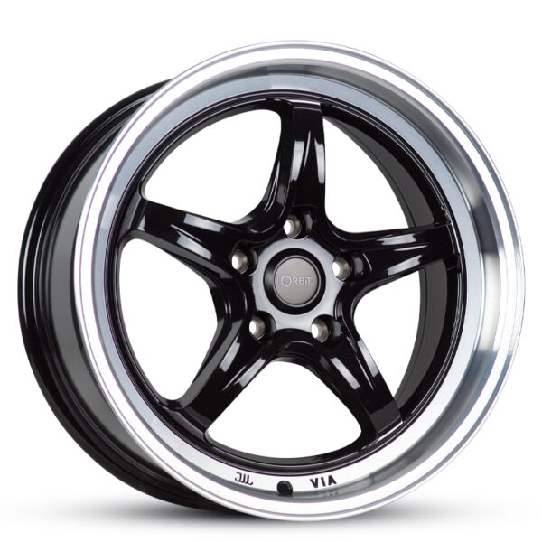 Orbit Viking 38 GLOSS BLACK 17x8 5x114.3 38P