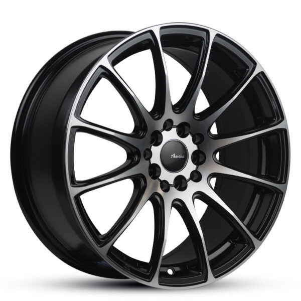 Advanti Racing Argon 40 GLOSS BLACK 17x7.5 4x100,4x114.3 40P
