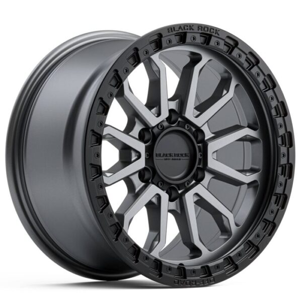 Black Rock Cobra GUNMETAL GREY 20x9 6x139.7 20PP