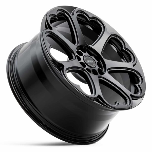 GT Form Hearts Gloss Black 18x8.5 5x114.3 ET40 - Image 2