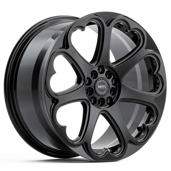 GT Form Hearts Gloss Black 18x8.5 5x114.3 ET40