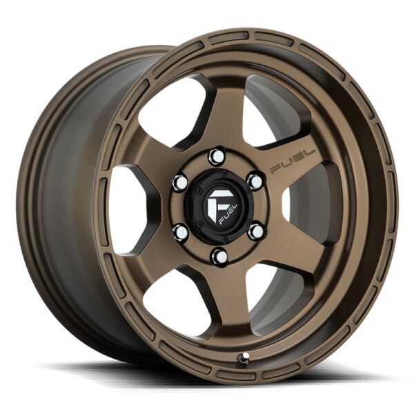 Fuel D666 | Shok BRONZE 17x9 6x139 20P