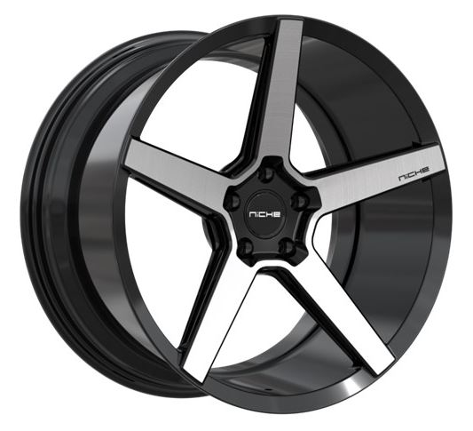 Niche NC283 | Modena GLOSS BLACK 20x9 5x115 15P