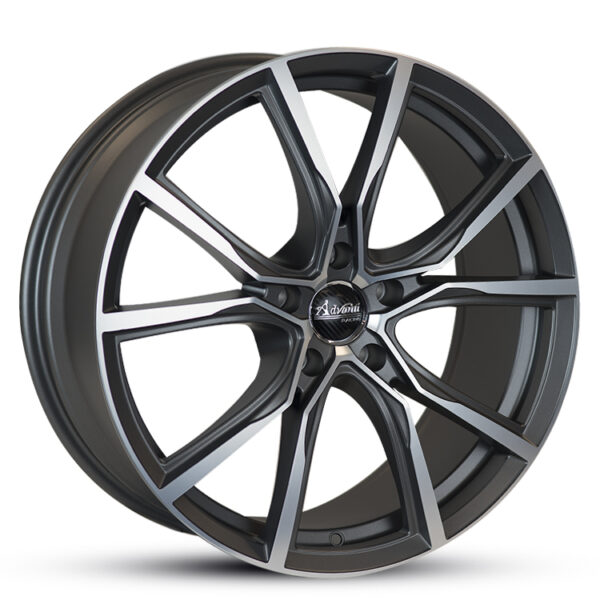 Advanti Racing Recluse 35 MATT GUNMETAL 20x8.5 5x114.3 35P