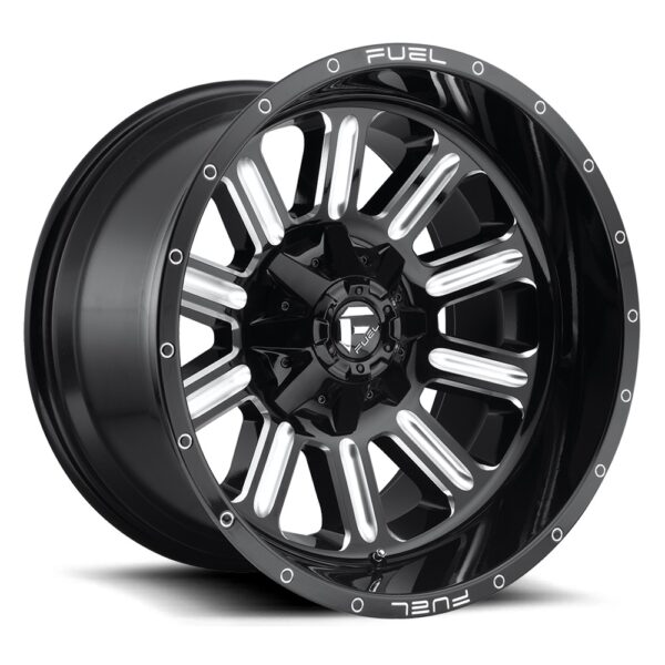 Fuel D620 | Hardline BLACK MILLED 20x9 6x139,6x135 20P