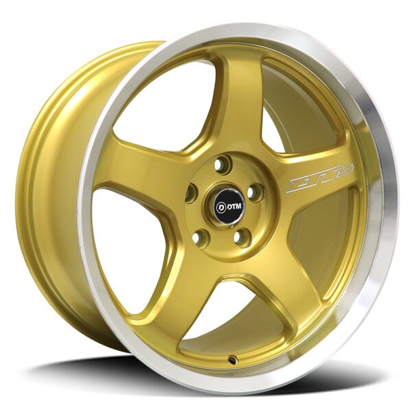 DTM Old-Skool YA3835 | DT5 GOLD POLISH 18x9.5 5x100 22P