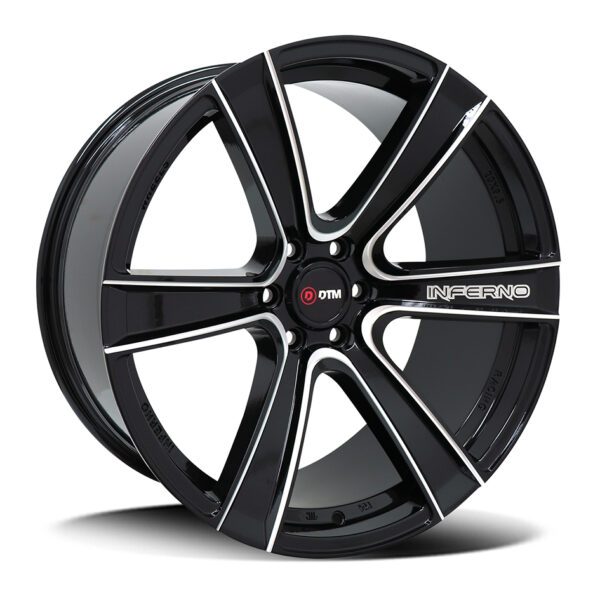 DTM Hd KS266/KF902 | Inferno GLOSS BLACK 20x9.5 6x114 15P