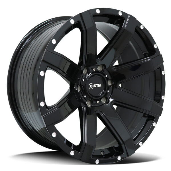 DTM Hd Stiletto Concave GLOSS BLACK 20x9.5 6x114 15P