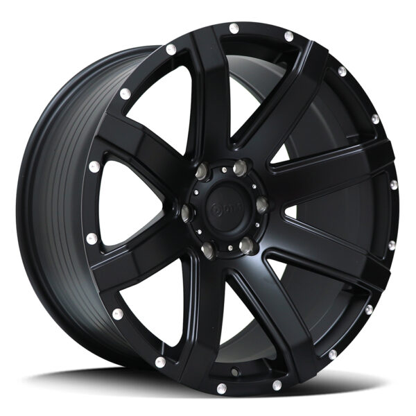 DTM Hd Stiletto SATIN BLACK 20x8.5 5x127 30P