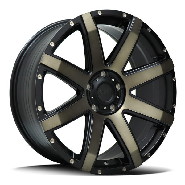 DTM Hd Stiletto SATIN BLACK 20x8.5 5x127 30P