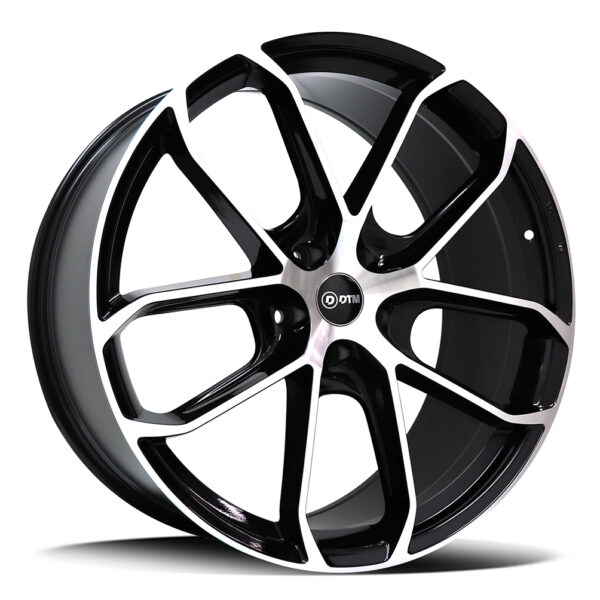 DTM 7982 | Surtees BLACK POLISH 22x10 5x120 45P
