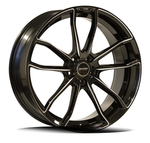 DTM 3133 | Unduli BLACK MILLED 22x9 5x114 40P