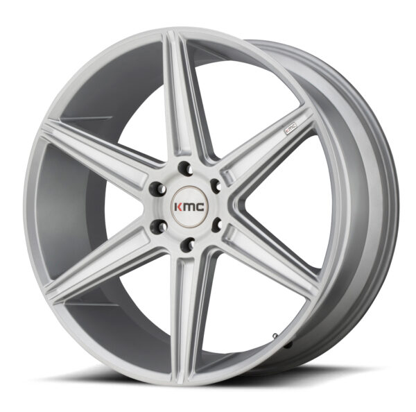 KMC KM711 | Prism SILVER BRUSH 20x10.5 5x114 35P