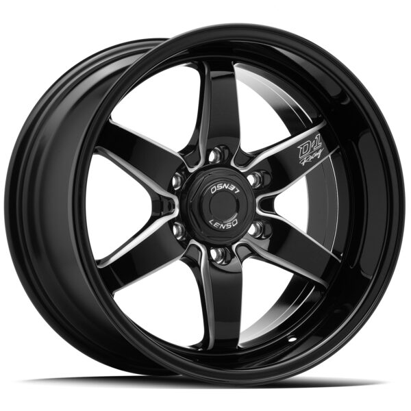 Lenso 96Z | D-1 BLACK MILLED 18x9.5 6x139 25P