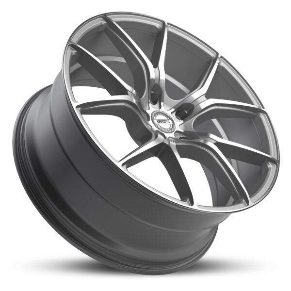 GT Form Venom Silver Machined Face 19x9.5 5x114.3 ET40 - Image 2