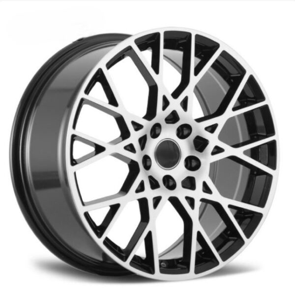Replica Audi 6143 | RS4 GLOSS BLACK MACHINED FACE 18x8 5x112 45P
