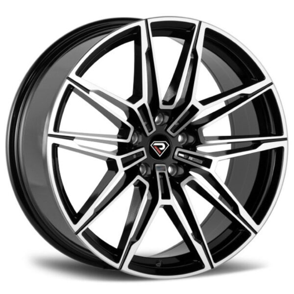 REPLICA BMW | MINI 7106 | M4 BLACK MACHINED FACE 19x9 5x120 40P