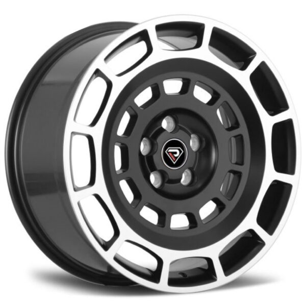 Replica Landrover 7827 | Defender SATIN BLACK MACHINED 22x9 5x120 38P
