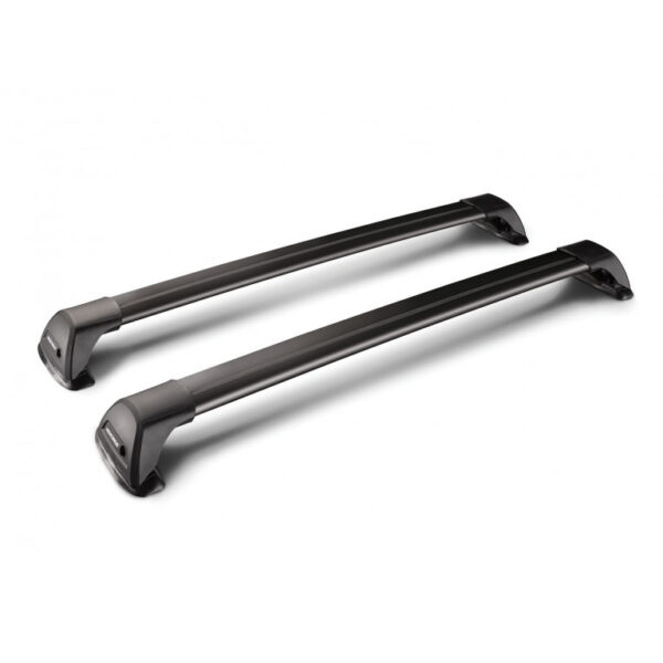 Yakima Aero Flush 95cm Bar Black Roof Rack Pair S5YB