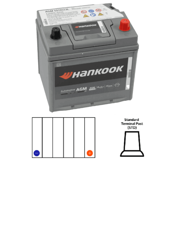 Hankook AGM S55D23L 550CCA
