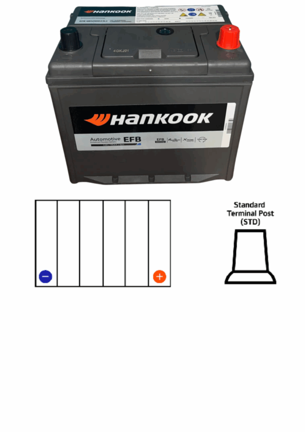 Hankook EFB Se Q85(90D23L) 670CCA 65CAP