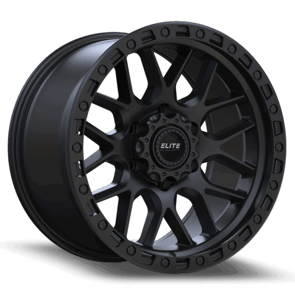 Elite Chaotic Satin Black 17x9 6x139.7 ET15
