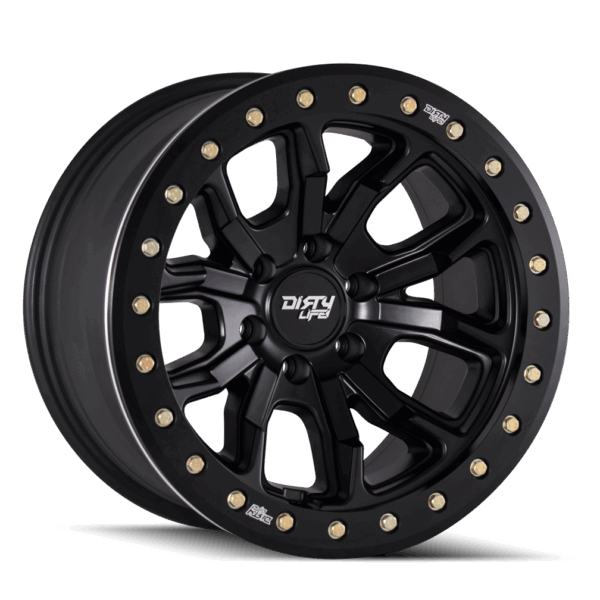 Dirty Life Dual Tek DT1 Matte Black 17x9 6x139.7 ET-12 - Image 2