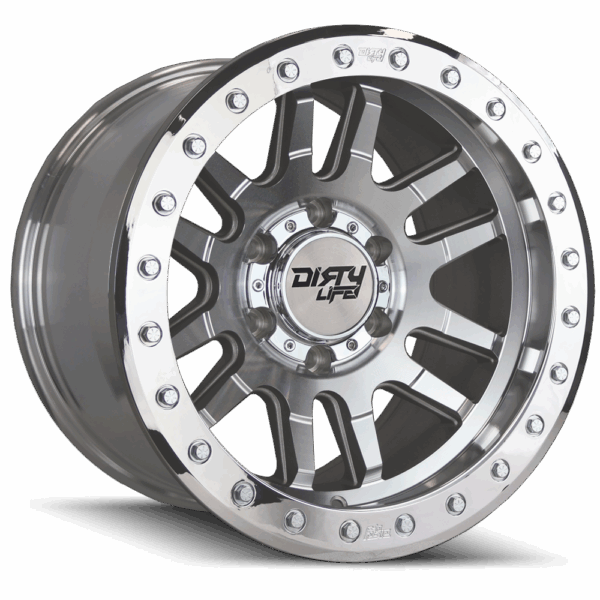Dirty Life Canyon Pro Machined 17x9 6x139.7 ET-12