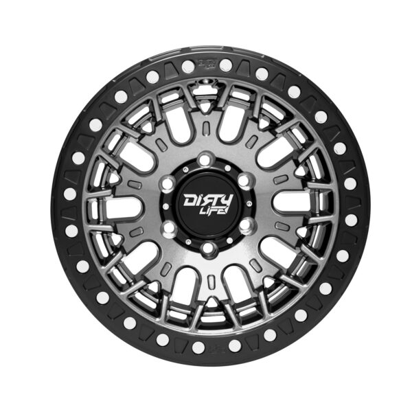 Dirty Life Dual Tek DT3 Gloss Metallic Graphite 17x9 6x139.7 ET25 - Image 2