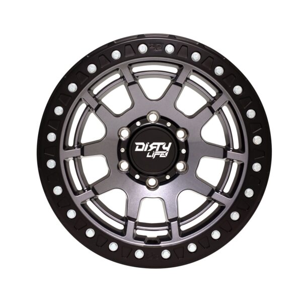 Dirty Life Dual Tek DT4 Gloss Metallic Graphite 17x9 6x139.7 ET25 - Image 2