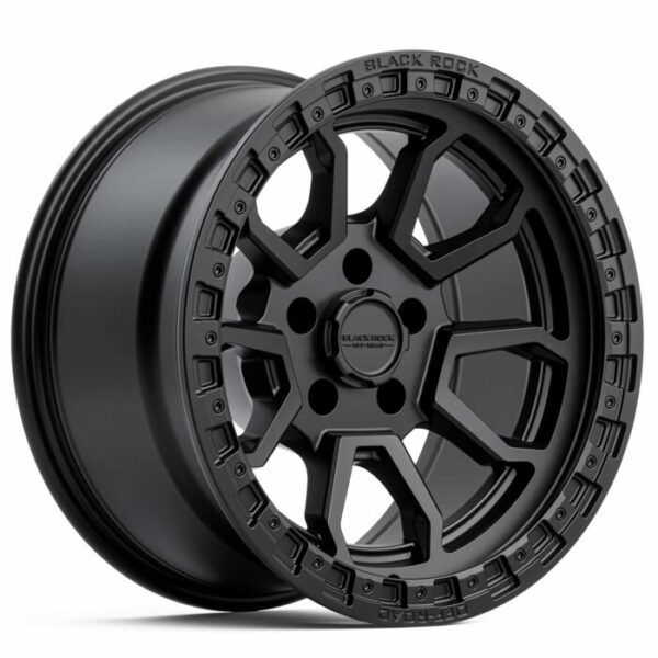 Black Rock Cobra 5S Satin Black 17x9 6x114.3 ET0