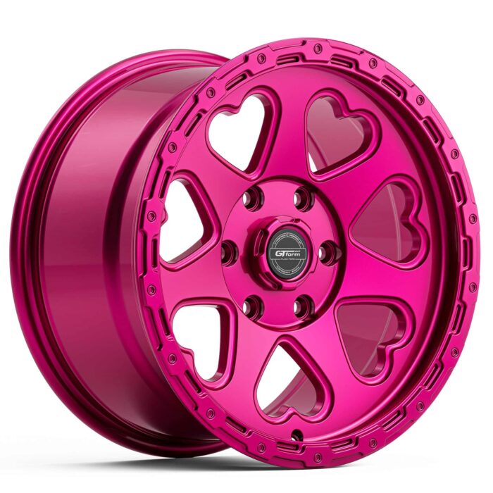 GT Form Hearts SUV Hot Pink 17x9 5x127 ET20