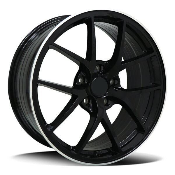 Diezel 885 | Sbb-Super-Rid Gloss Black Milled Lip 17x7.5 5x112 ET40