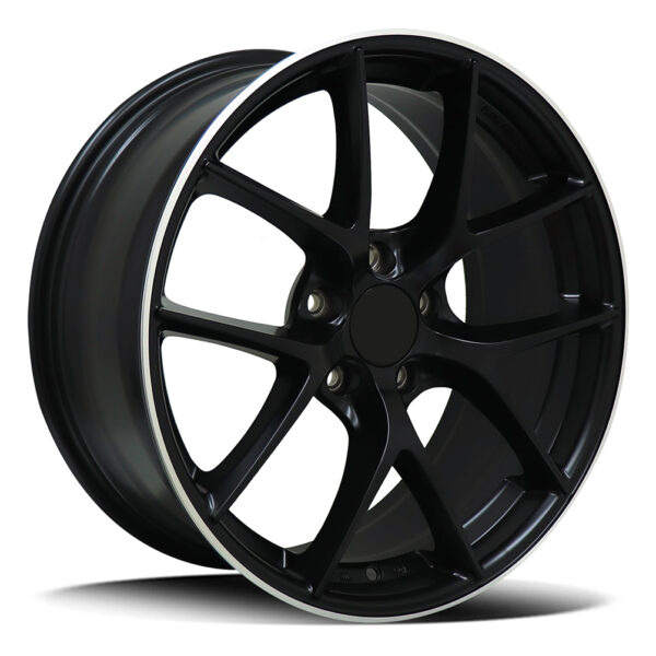 Diezel 889 | Sbb-Ci-R Satin Black Milled Lip 18x8 5x112 ET35