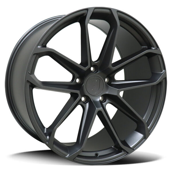 Replica Porsche 878 | Macan-Gts Satin Gunmetal 21x9.5 5x130 ET46