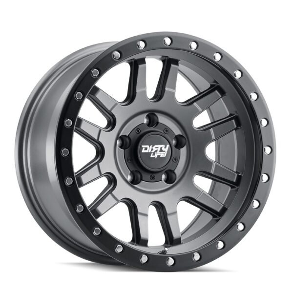 Dirty Life Canyon Pro Satin Graphite Black Lip 17x9 6x139.7 ET10