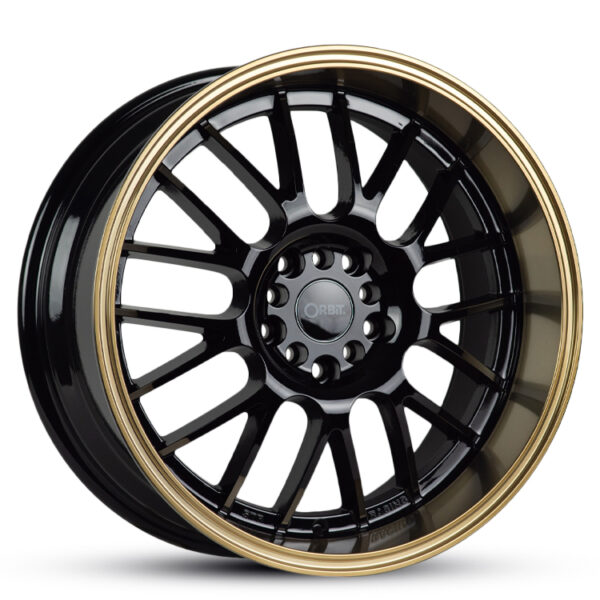 Orbit Crank 30 Gloss Black Lp + Bronze 18x8.5 5x100|5x114.3 ET30