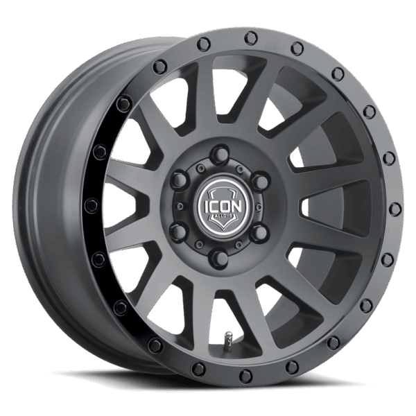 Icon Alloy Wheels Compression Double Black 17x8.5 6x139.7 ET20