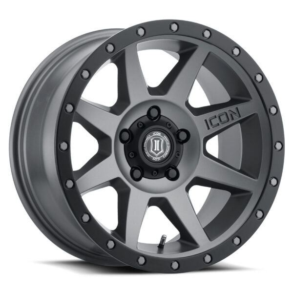 Icon Alloy Wheels Rebound Titanium 17x8.5 6x139.7 ET18