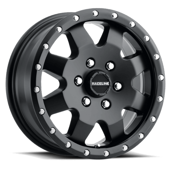 Raceline Alloy 935B Defender Van Black 16x6.5 5x160 ET45