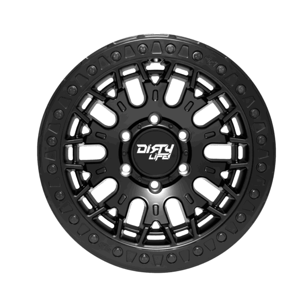 Dirty Life Dual Tek DT3 Matte Black 17x9 6x139.7 ET-12 - Image 2